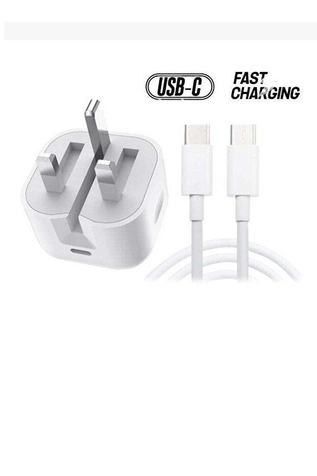 Wall Charger For iPhone 15 Pro Max 20W USB-C Power Adapter
