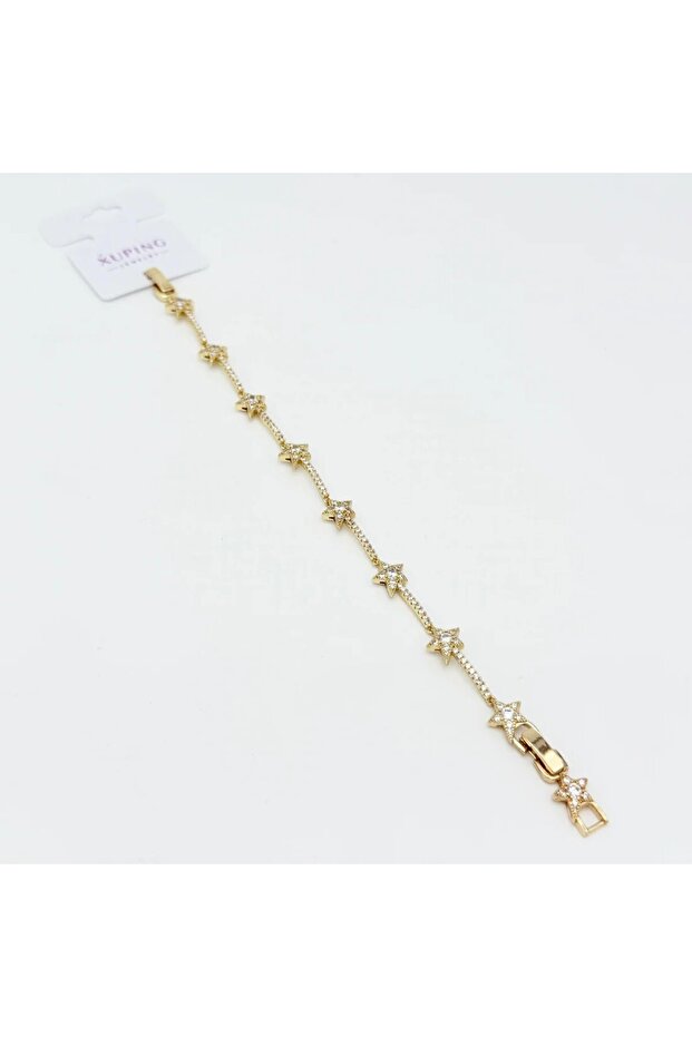 Xuping Star Patterned Stone Detailed Bracelet