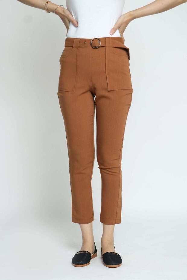 Classic Skinny Pants with Belt
