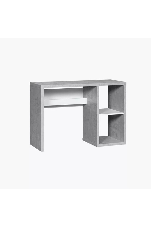 Alford Islet Compact Study Desk with Open Shelf - 6