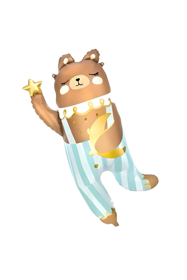 Kahverengi Sevimli Ayıcık Parti Balonu - 2