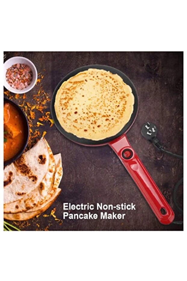 Automatic Temperature Control Crepe Maker – Non-Stick Pan for Quick Breakfast - 3