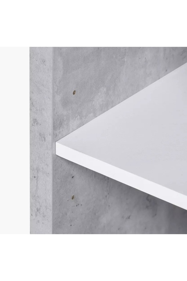 Alford Islet Compact Study Desk with Open Shelf - 3