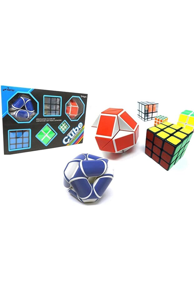 NEW Brigamo 6 x Magic Cube game Collection Anti Stress Fidget Mega Cube Set