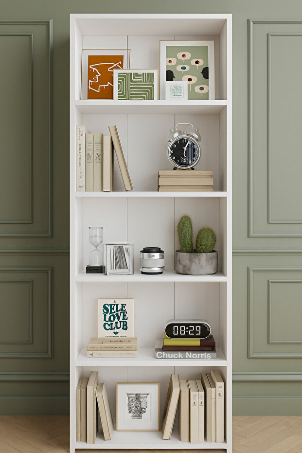 5 Raflı Kitaplık - 1