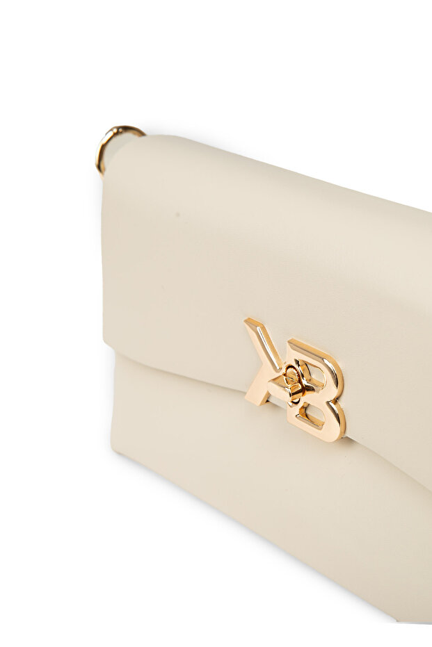 Geantă de umăr de damă bej - 3