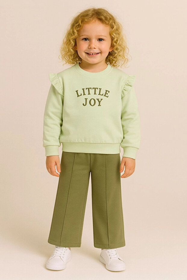 Little Joy Embroidered Girls' Set 20154
