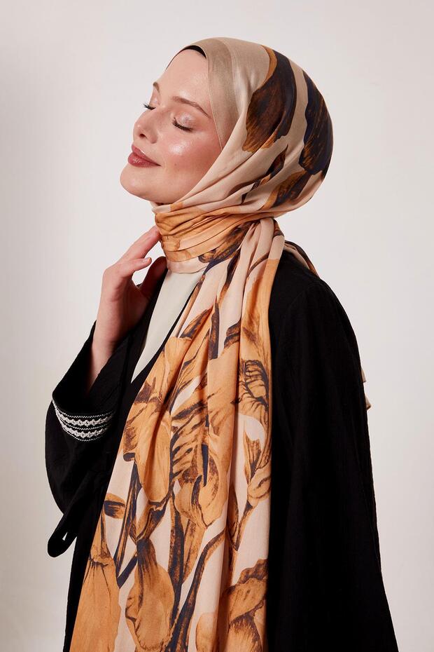 شال حريري منقوش |   زيرف إيلين - 2