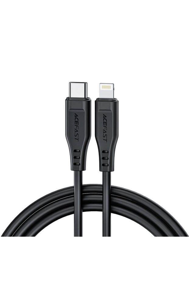 Type-C to Lightning Data Cable 3A C3-01, Black, 1.2m