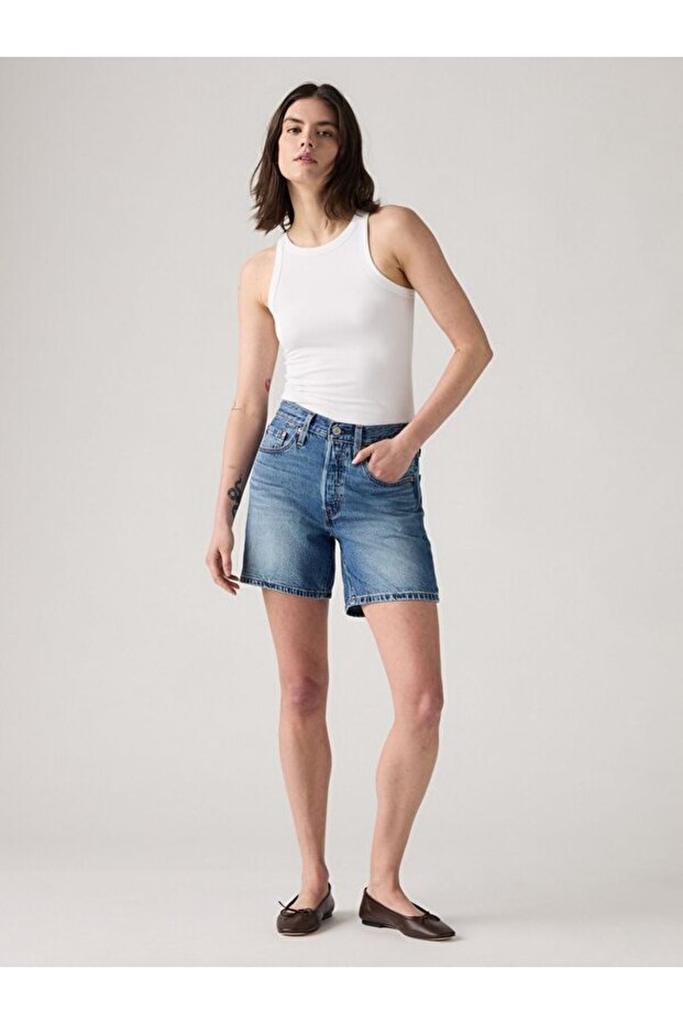 501® Mid Thigh Jean Şort - 1