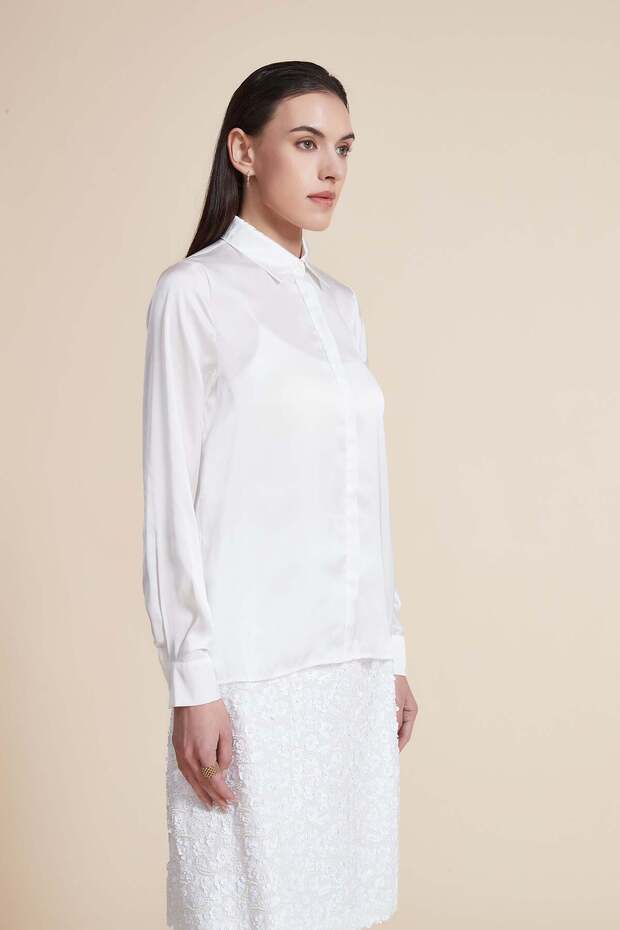 Solid Buttoned Top - 4