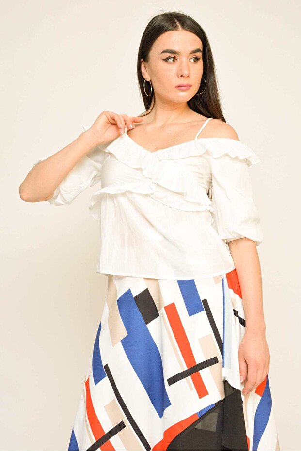 Ruffled Strappy Top - 2