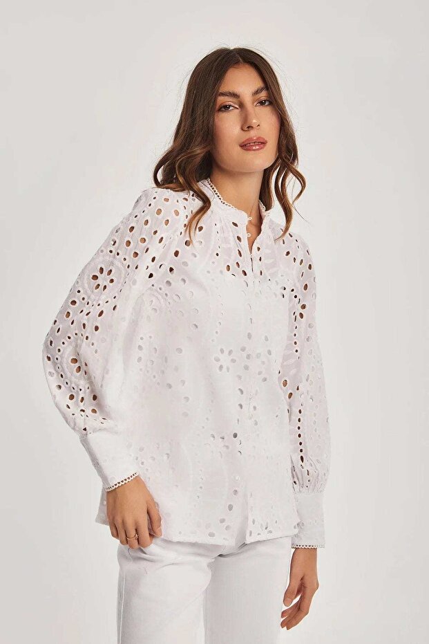 Solid Lace Top - 6