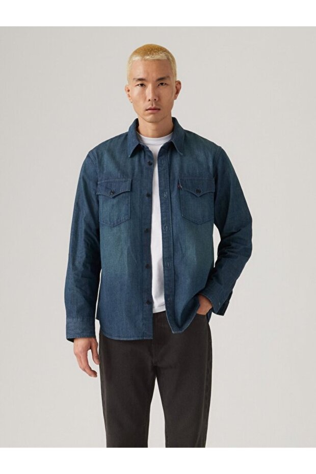 Relaxed Western Gömlek - 1