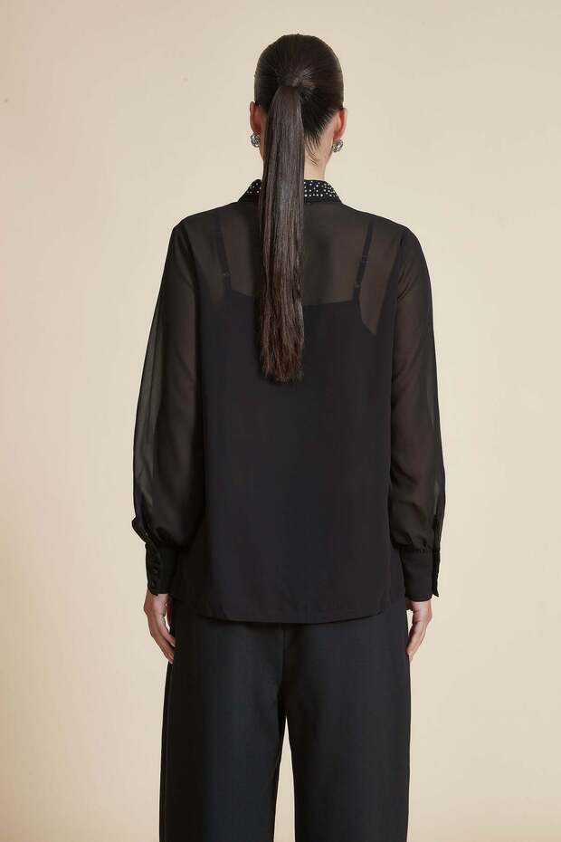 Solid Long-Sleeve Top - 6