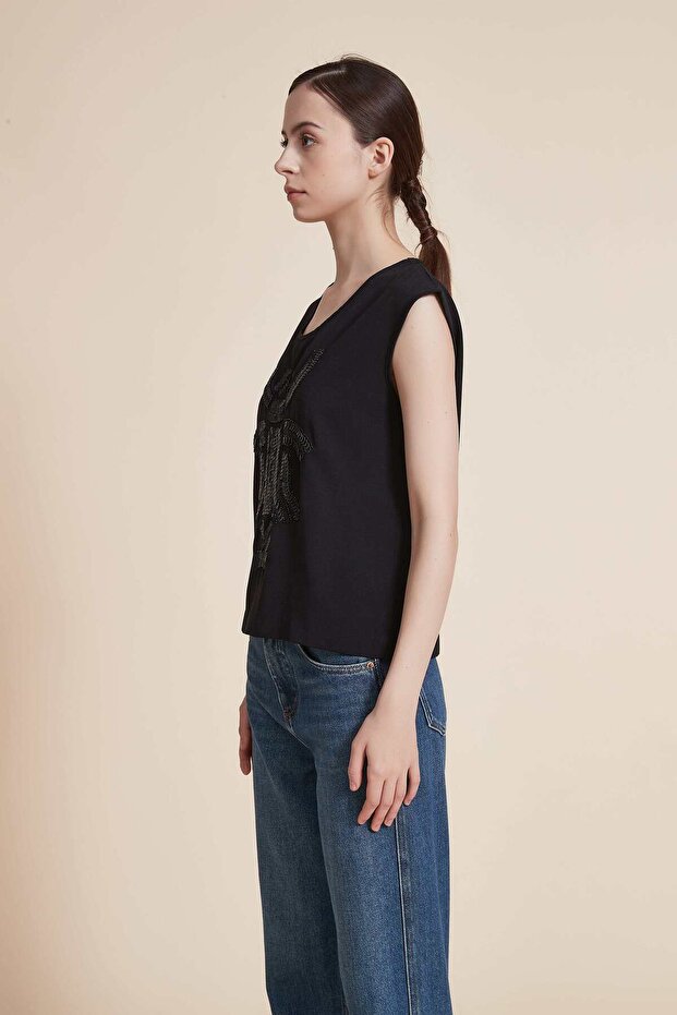 Solid Sleeveless Top - 5