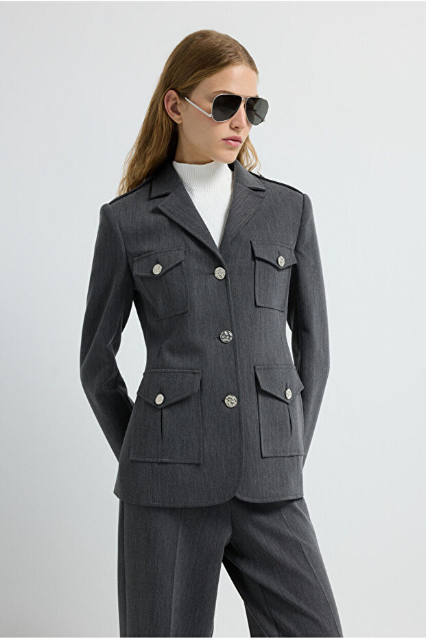 Cep Detaylı Ceket - 1