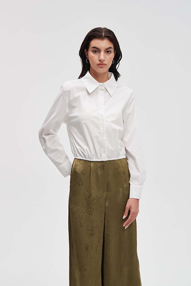 Solid Long-Sleeve Top - 2