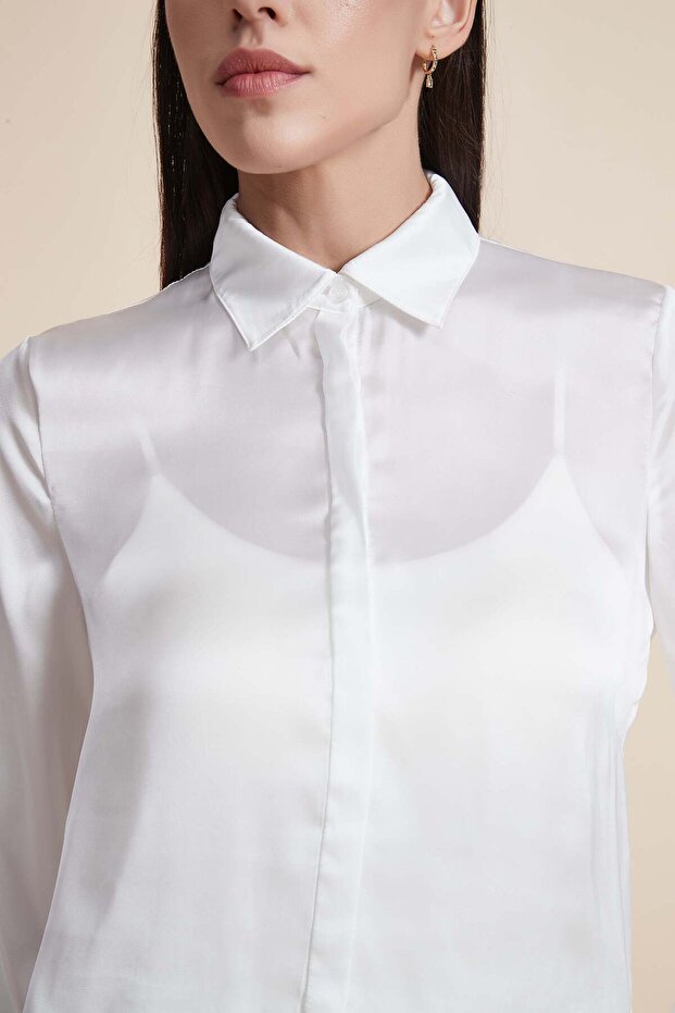 Solid Buttoned Top - 5