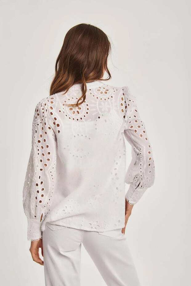 Solid Lace Top - 4