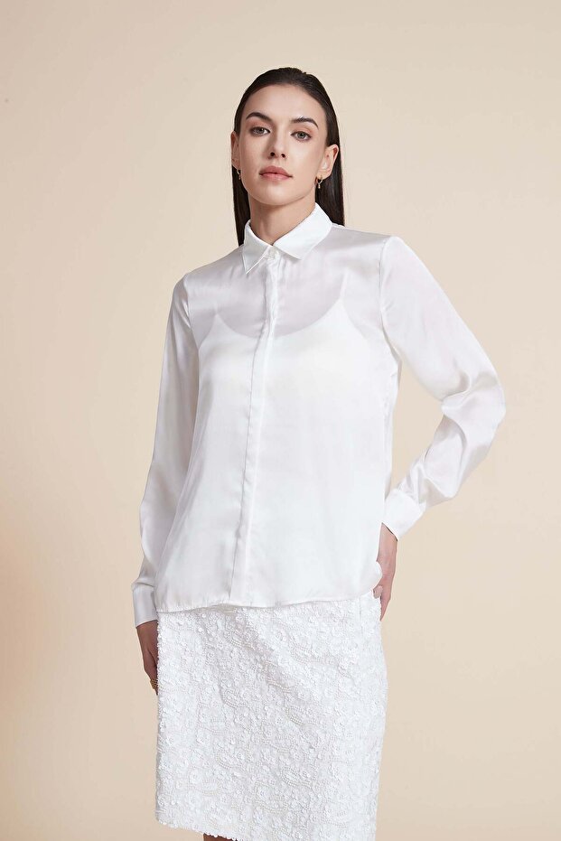 Solid Buttoned Top - 1