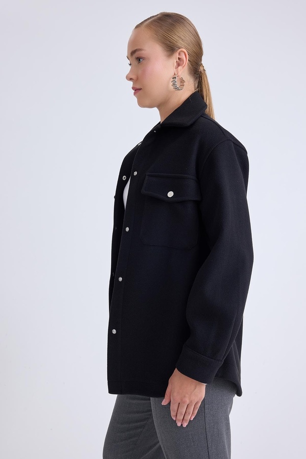 سترة كاشي بجيوب منخفضة عند الكتفين - 2