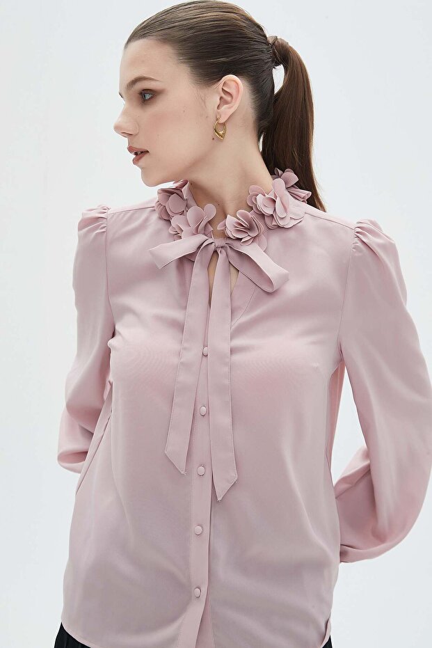 Solid Round-Neck Top - 5