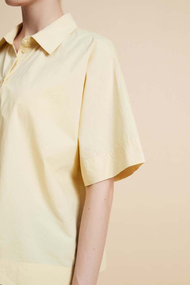 Solid Button-Front Top - 5