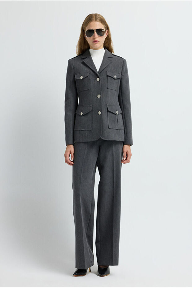 Cep Detaylı Ceket - 3