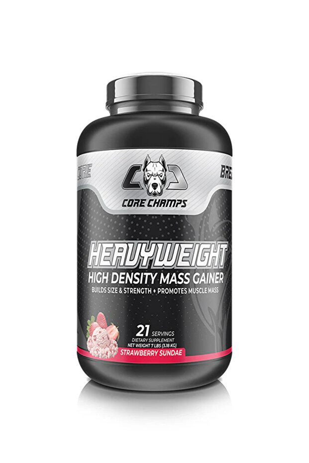 Heavyweight Gainer 21 Servings, 7 LBS (STRAWBERRY SUNDAE)