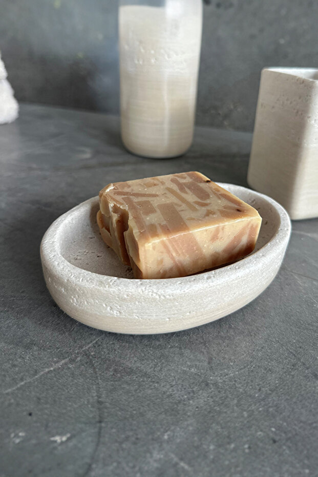 Charm Banyo Seti 5 Parça - Bej - 6