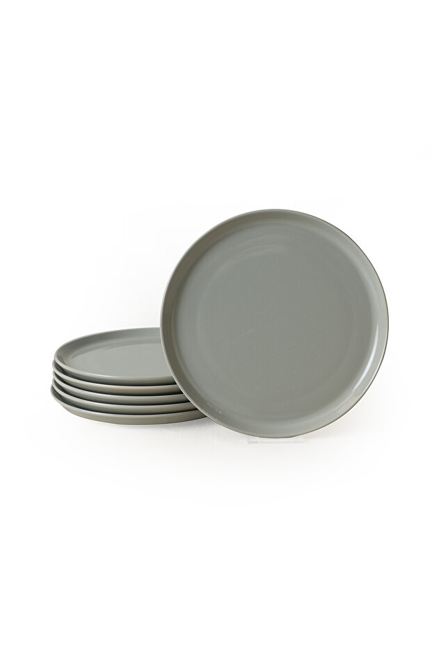 Gri Hitit Servis Tabağı 28 Cm 6 Adet 616 - 8
