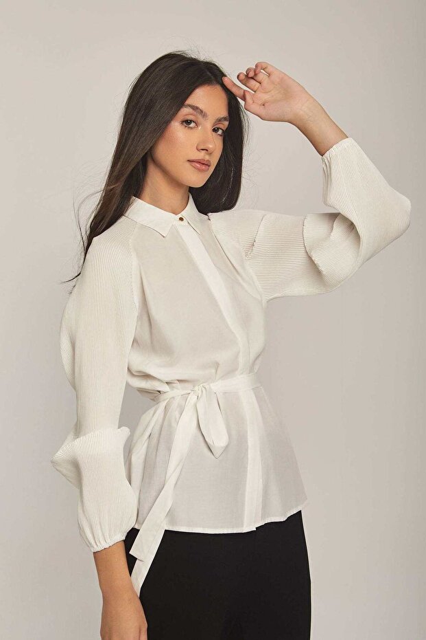 Solid Button-Front Top - 4