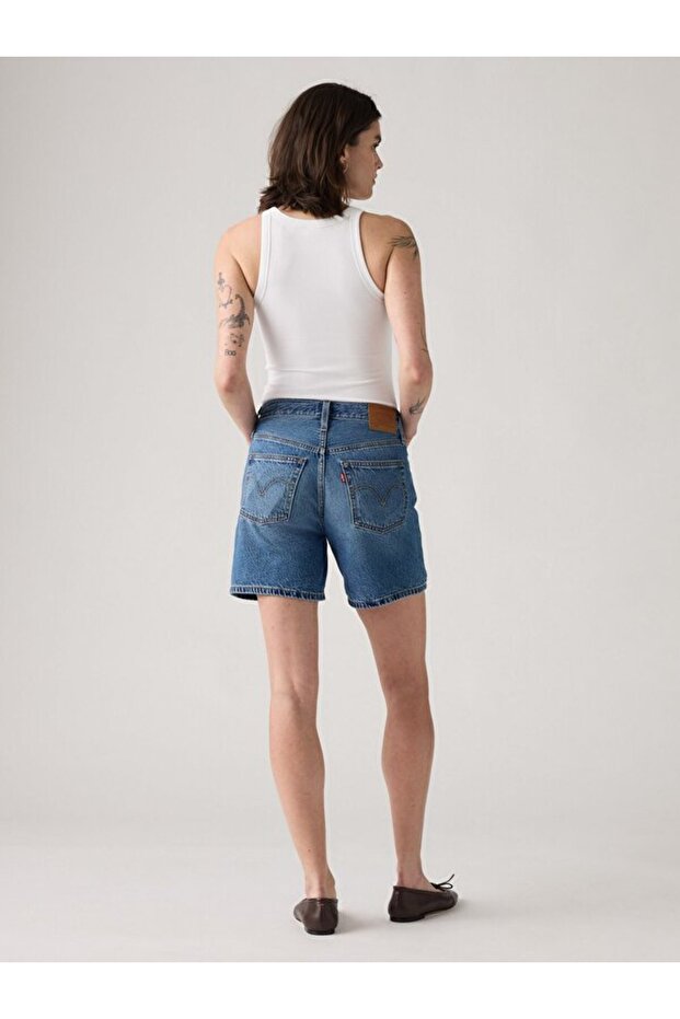 501® Mid Thigh Jean Şort - 3