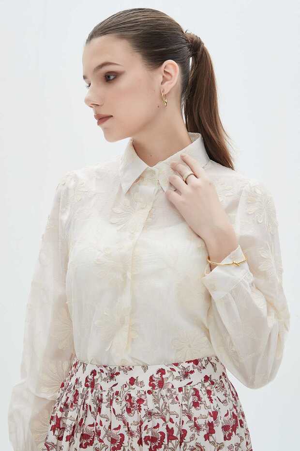 بلوزة كامي سادة أساسية - 2