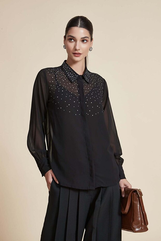 Solid Long-Sleeve Top - 4