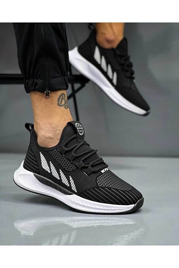 Rahat Tabanlı Şık Tasarım Ortopedik Büyük Numara Sneaker Spor Ayakkabı Hafif ve Su Geçirmez - 1