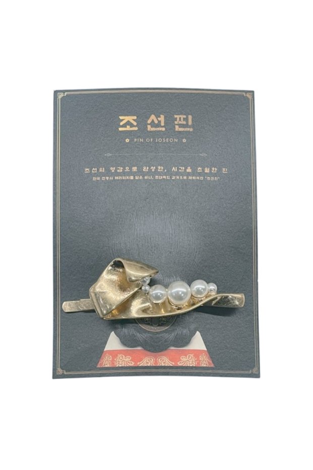Gold Pearl Hair Pin