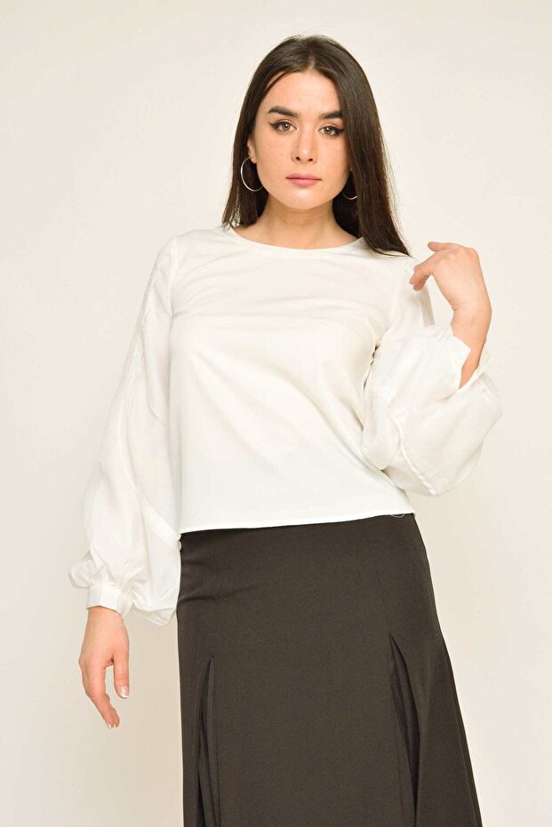 Solid Long-Sleeve Top - 1