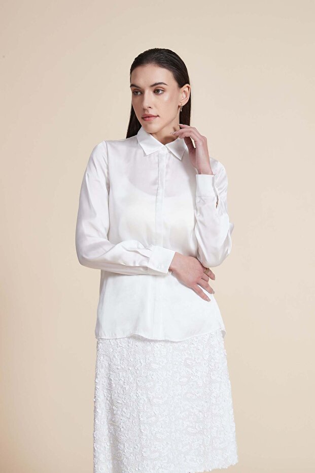 Solid Buttoned Top - 2