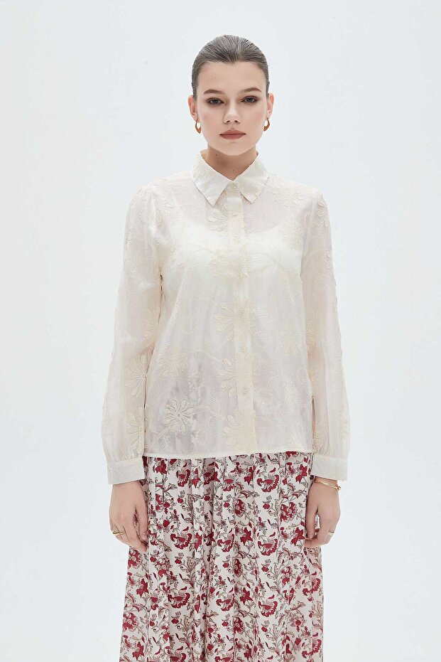 بلوزة كامي سادة أساسية - 1