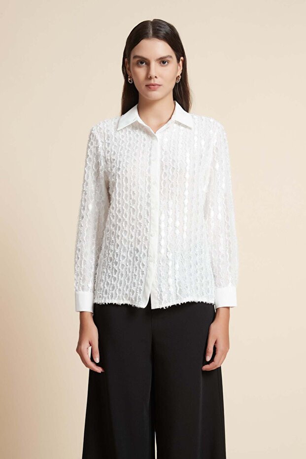 Long-Sleeve Cropped Top