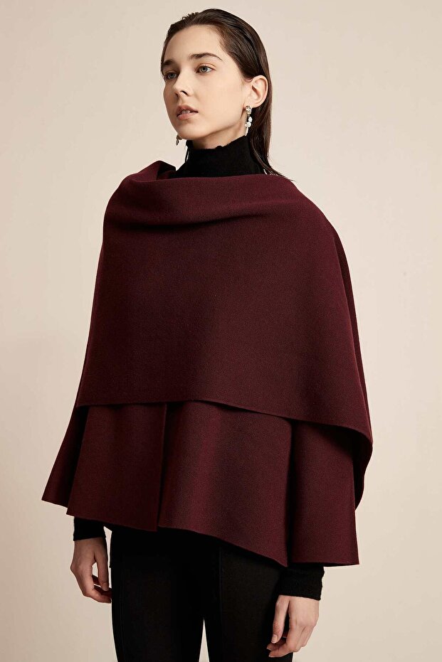 بلوزة سادة مضلعة بأكمام طويلة - 3