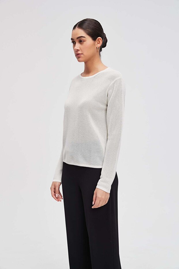 Solid Long-Sleeve Top - 3