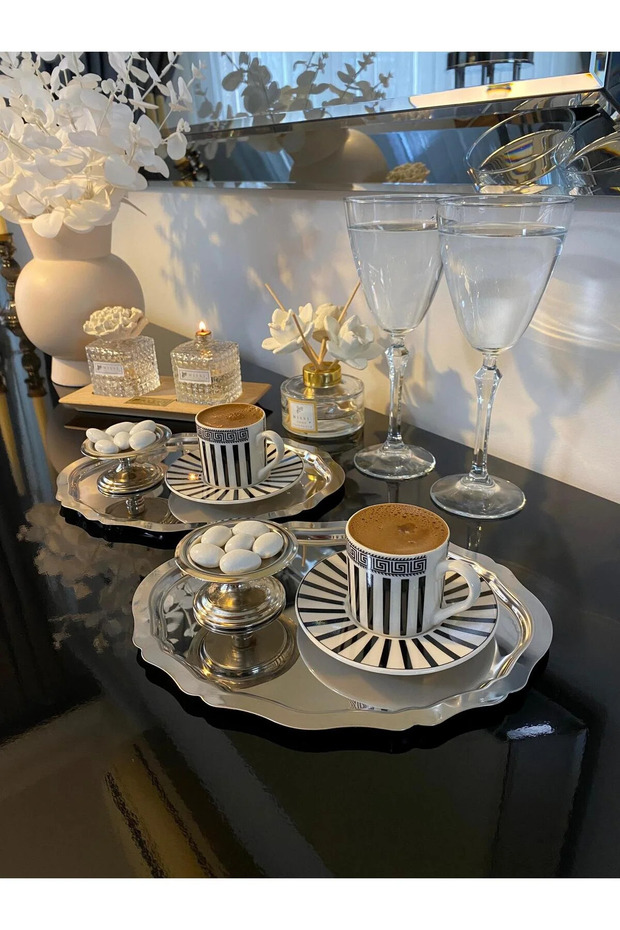 طقم فناجين بورسلين صوفيا مكون من قطعتين - 2