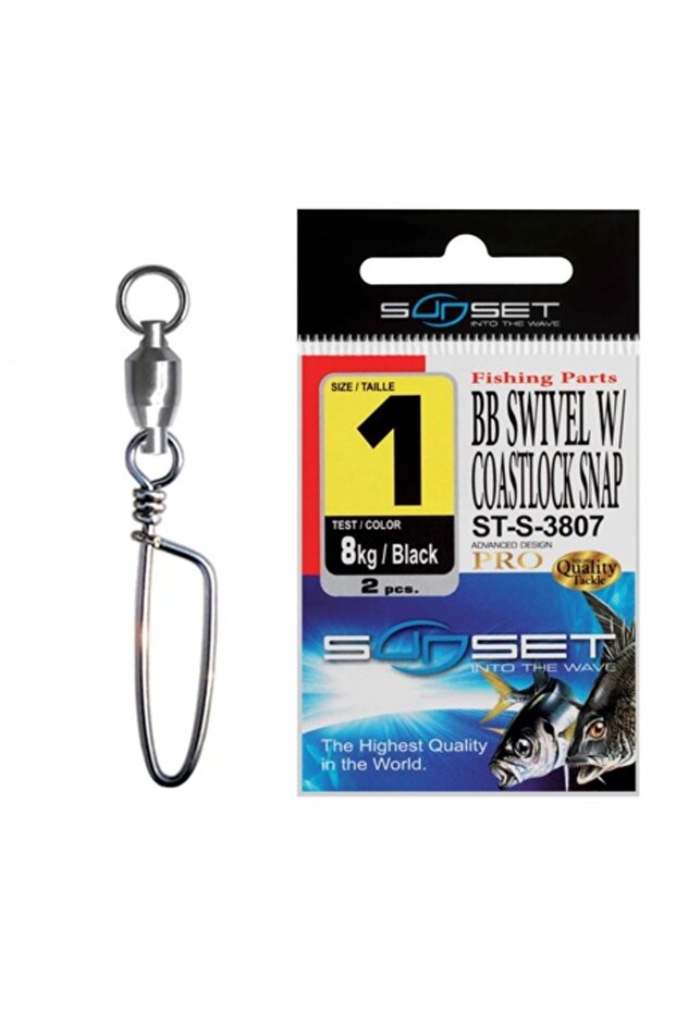 Sunset ST-S BB Swivel Coastlock Snap - 1