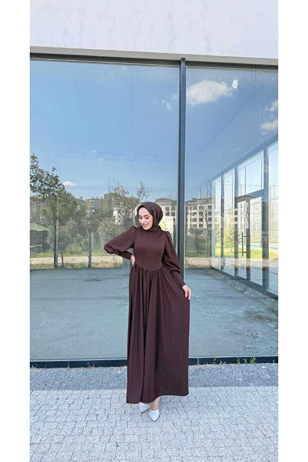 Arya Tesettür Elbise - 5
