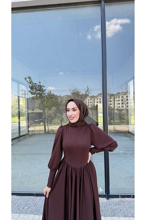 Arya Tesettür Elbise - 7