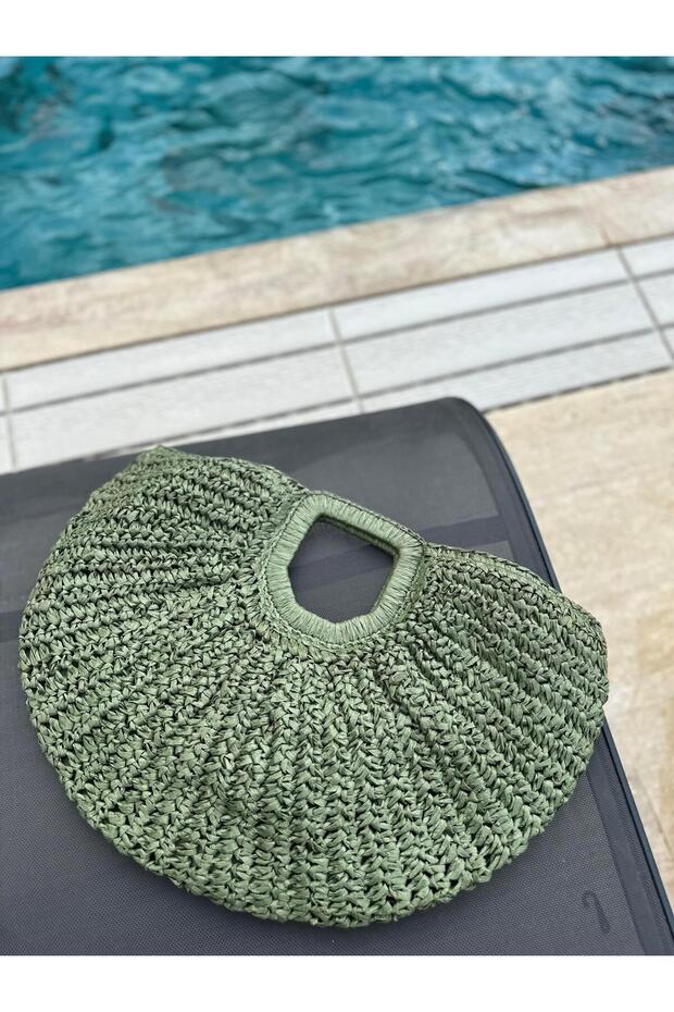 Solea Model Wicker Beach Bag