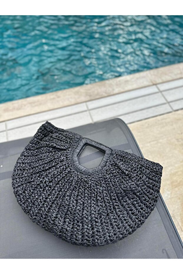 Solea Model Wicker Beach Bag
